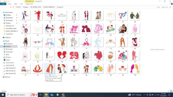 Romantic Couple Graphics