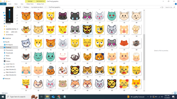Cute Cat Graphics Bundle