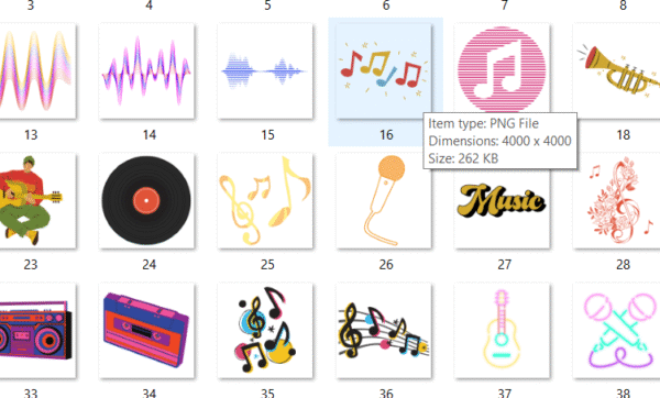 MUSIC GRAPHICS BUNDLE
